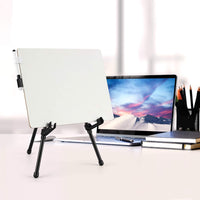 Magicfly - Caballete instantáneo de mesa de acero negro de 14 pulgadas para exhibición, soporta 5 libras, soporte de trípode ajustable y portátil con 3 bolsas de almacenamiento, para pinturas, carteles, imágenes - Arteztik
