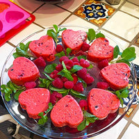 Actvty - Moldes de silicona con forma de corazón, 6 cavidades, juego de 2 moldes de corazón para bomba de chocolate, jabón hecho a mano, pastel, gelatina, pudín (marrón) - Arteztik
