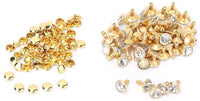 50 remaches de diamantes de imitación, remaches de diamantes de imitación, remaches para cuero/cinturón/bolso de mano, decoración de piel - Arteztik
