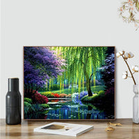 Kimily - Pintura para árbol de árbol para adultos y niños, por números para manualidades, pintura acrílica por números, kit de pintura por números para el hogar, pared, sala de estar, dormitorio, árbol de decoración - Arteztik
