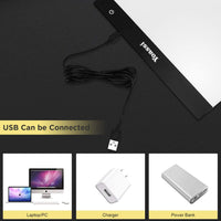 Yoassi - Kit de panel de luz LED para pintura de diamantes, tamaño A4, con herramientas y accesorios completos de pintura de diamantes, ideal para taladrar y taladrar parcialmente, pintura de diamante 5D - Arteztik
