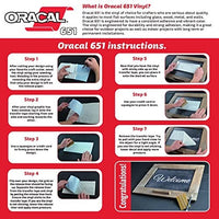Oracal 651 - Vinilo adhesivo para manualidades (10 hojas), color naranja pastel - Arteztik
