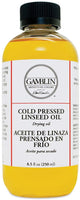 Gamblin prensado en frío 8 oz de aceite de linaza - Arteztik

