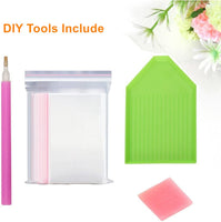 Kit de pintura de diamante 5D Dachshund acuarela Sika Deer taladro completo de cristales de estrás punto de cruz bordado artes manualidades suministros de imagen para el hogar decoración de pared 11.8 x 15.8 pulgadas - Arteztik
