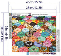 Kit de pintura de diamante 5D para adultos y niños, broca completa, redonda, con diamantes de imitación, arte abstracto, pintura al óleo, perfecto para decoración de la pared del hogar, regalo (12 x 16 pulgadas) - Arteztik
