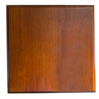 Luna Bean - Base de madera para plataforma, acabado semibrillante, para kits de fundición, placa de madera maciza, circular redonda de 6.0 in - Arteztik
