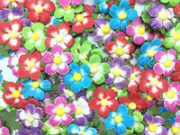 100 flores de papel de morera, 1.181 x 1.181 in, mini flores de papel para álbumes de recortes, bodas, muñecas, suministros para casa, tarjetas, flores, mini flores de papel - Arteztik
