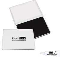 ExcelMark - Almohadilla de tinta para sellos de goma 2-1/8 por 3-1/4 pulgadas - Arteztik

