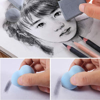 Juego de 22 piezas de mezcla de tachuelas y tortillas, mezcladores de papel artístico con 2 piezas de papel de lija para dibujar y dibujar - Arteztik
