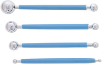 Juvale Stylus - Juego de herramientas de modelado y esculpir tartas de arcilla de doble punta (8 unidades) - Arteztik
