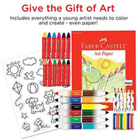 Faber-Castell - Juego de pintura texturizada para niños (12 piezas, 5 pinceles de pintura Tempera y pinceles de textura) - Arteztik
