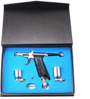 Youteo - Kit de aerógrafo de doble acción con agujas de 0.012 in para tatuaje, maquillaje, arte de uñas, pintura de afición - Arteztik
