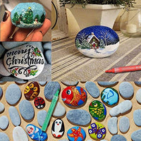 Bolígrafos de pintura acrílica para pintura de rocas, cerámica, vidrio, madera, tela, lienzo, tazas, suministros para manualidades de bricolaje, álbumes de recortes, tarjetas. Juego de rotuladores acrílicos - Arteztik
