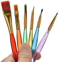 Arte de niños manualidades 30 pcs esponja pinceles de pintura niños pintura principios de bricolaje aprendizaje rodillos de esponja pinceles, Art craftssponge cepillo para polvo por obangong - Arteztik
