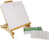 zilong lona 6" x 6"-Lienzo en blanco Junta 10-Piece Pack - Arteztik
