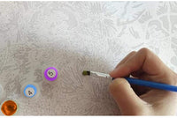 Pintura Pizzazz por números para adultos – Hermosa pintura de paisaje por número Kit, lienzo enrollado, sin arrugas, 16 x 20 pulgadas (sin marco), barco en montañas lago - Arteztik
