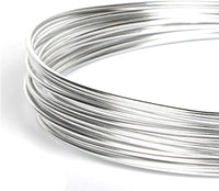 Famgee 65.6 Ft alambre de aluminio plateado flexible de metal para manualidades, escultura manual, esqueleto de muñeca, fabricación de joyas (0.079 in de grosor, plata) - Arteztik

