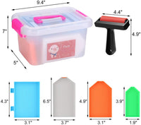 Fixm 117 herramientas de pintura de diamante 5D Kit de accesorios de pintura de diamante con 28 ranuras caja de bordado de diamante para manualidades - Arteztik
