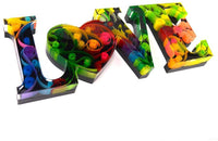 Ioffersuper - Molde de silicona para letras, diseño romántico - Arteztik
