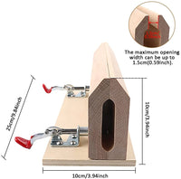 LianLe mesa Leathercraft cosido costuras a mano abrazadera de cordón de piel Pony caballo de madera DIY computadora mesa de manualidades de costura de herramientas - Arteztik
