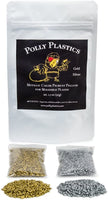Polly plásticos metálico color Pellets para – Canillera de plástico. Oro y Plata. - Arteztik
