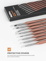 Nicpro Professional - Brochas de pintura para microdetalles - Arteztik
