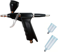 HUBEST 9cc/20cc/40cc Copa Pistola Trigger Control Airbrush Single Action Gravity Feed Air Paint Spray Pistola para Nail Tool Tattoo - Arteztik
