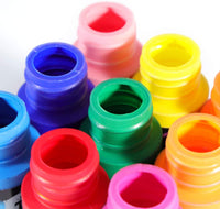 TBC The Best Crafts juego de pintura acrílica premium, 24 colores brillantes (2.0 fl oz, 2 oz. Pintura acrílica grande para principiantes y artistas. - Arteztik
