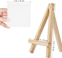 SUPVOX - Juego de lienzos y caballete para pintura, manualidades, dibujos, arte, decoración, lienzo, pintura, soporte, 10 unidades - Arteztik
