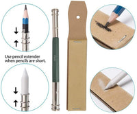 YOTINO Juego de lápices de dibujo y boceto, 35 piezas, juego de lápices de dibujo profesional con cremallera, kit de dibujo con bastones de carbón de grafito para adultos y niños - Arteztik
