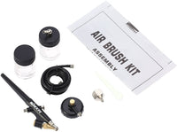 KKmoon High Atomizing sifón Feed Airbrush de acción única Air Brush Kit para la manicura Maquillaje Arte Pintura tatuaje 0,8 mm pistola de Spray de pintura - Arteztik
