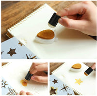 5 esponjas de dedo para pintar tarjetas de dibujo. - Arteztik
