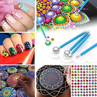 Juego de 32 herramientas de punteado de mandala, kit de plantillas de punteado de pintura de mandala de Ofilon, bolígrafo y lápiz capacitivo, herramientas de arte para pintar rocas, arcilla de cerámica, manualidades, colorear, dibujo, pintura de uñas. - Arteztik

