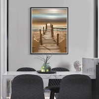 Karyees Beach Sunset Paint by Numbers Kits Beach Sunset DIY pintura por números playa Sunset DIY pintura por números Beach Sunset DIY Canvas Painting by Numbers Pintura acrílica Home Wall Decor Paint by Number Kits Seaside16 x 20 pulgadas - Arteztik
