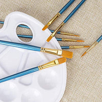 Bfasu - Juego de 10 pinceles de acuarela para pintura artística para niños y adultos para crear pintura artística - Arteztik
