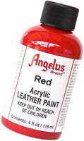 Angelus Pintura acrílica 4 oz. (Rojo) - 5 Pack - Arteztik
