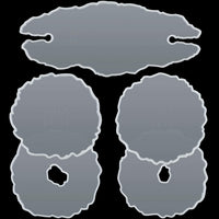 5 moldes de resina de silicona, moldes de resina para hacer vino, moldes de resina de silicona, posavasos, moldes de resina para copas, moldes de resina para hacer posavasos, para hacer vinos. - Arteztik
