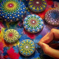 Juego de 32 herramientas de punteado de mandala, kit de plantillas de punteado de pintura de mandala de Ofilon, bolígrafo y lápiz capacitivo, herramientas de arte para pintar rocas, arcilla de cerámica, manualidades, colorear, dibujo, pintura de uñas. - Arteztik
