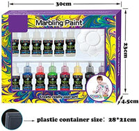 marmolado Kits de pintura niños agua Color Ebru Starter Set para innovador de tela de papel hecho a mano Art juguetes - Arteztik

