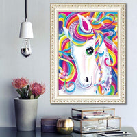 Kit de pintura de diamantes 5D de Neilden para adultos, niños, unicornio, broca completa, redonda, con diamantes de imitación, para adultos, principiantes, perfecto para decoración de pared del hogar (tamaño del lienzo: 13.8 x 17.7 in) - Arteztik
