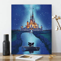 Karyees 16x20In Castle Paint by Numbers Kits Castle DIY Painting by Numbers Castle DIY Canvas Painting by Numbers Acrylic Painting Kits Paint by Numbers for Adult and Kids Castle Painting Picture - Arteztik
