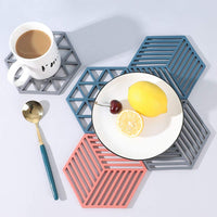 2 moldes de resina de silicona hexagonal, para moldes de resina epoxi para moldes de casting cuadrados, rectangulares, elipse y posavasos de corazón. - Arteztik
