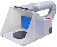 AW Kit portátil de pintura para aerógrafo con manguera de extensión de mesa giratoria potente ventilador para piezas de juguete modelo - Arteztik
