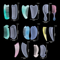 Molde de silicona para peines, 8 piezas de DyAi transparente, molde de silicona para hacer manualidades - Arteztik
