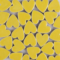 Azulejos de mosaico, 48 piezas de mosaico de vidrio, chips de mosaico, mosaico de vidrio texturizado, para decoración, manualidades, proyectos de arte, amor corazón 0.9 x 0.9 in - negro - Arteztik

