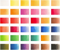 Pagos - Juego de pintura de acuarela - Kit de arte de 36 colores vivos con 10 hojas de papel de acuarela - Lápiz de dibujo con esponja rellenable, pincel, set de regalo para adultos, niños, principiantes, artistas, estudiantes - Arteztik
