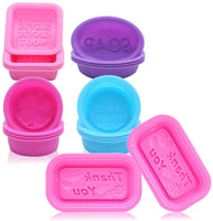 3 moldes de silicona para jabón de flores, 6 cavidades, molde para magdalenas, moldes con forma de flor, para hacer galletas de gelatina, chocolate, bandejas de jabón hechas a mano, color al azar - Arteztik
