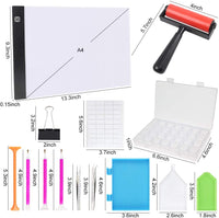 SGHUO - Accesorios de pintura de diamante con 1 rodillo de pintura de diamante y herramientas de reparación de pintura de diamante para manualidades - Arteztik
