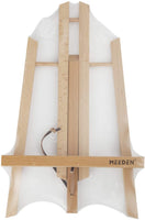 Caballete MEEDEN con juegos de lienzo, caballete de mesa de madera de haya de 11.8 in de alto y lienzo estirado de 9.1 x 11.8 in para pintar, manualidades, dibujos, decoración, conjuntos, 1 unidad - Arteztik
