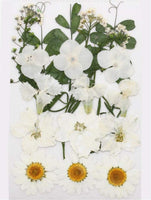 Surtido de flores secas de la naturaleza, flores prensadas, hojas mezcladas, paquete de adornos para álbumes de recortes para bricolaje, adornos de resina, manualidades, velas - Arteztik
